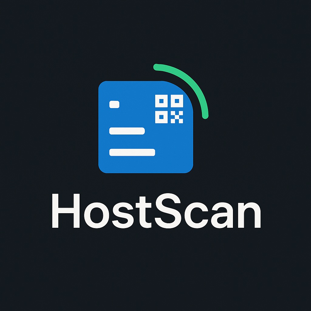HostScan - Mobile QR Testing